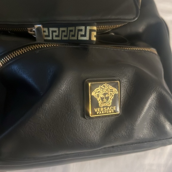 Versace Parfums Black/Gold Luxe Backpack main image 9